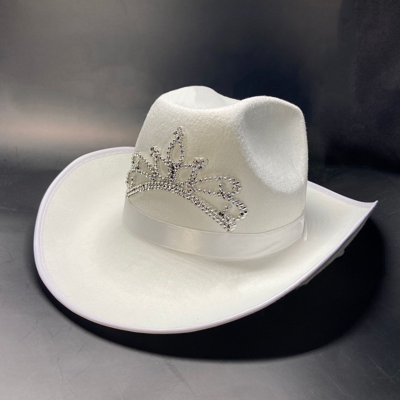 Han Mũ Cao Bồi Rộng Vành Có Dây Rút Tùy Chỉnh Dễ Phối Đồ Phong Cách Cao Bồi Phương Tây Cho Giáng