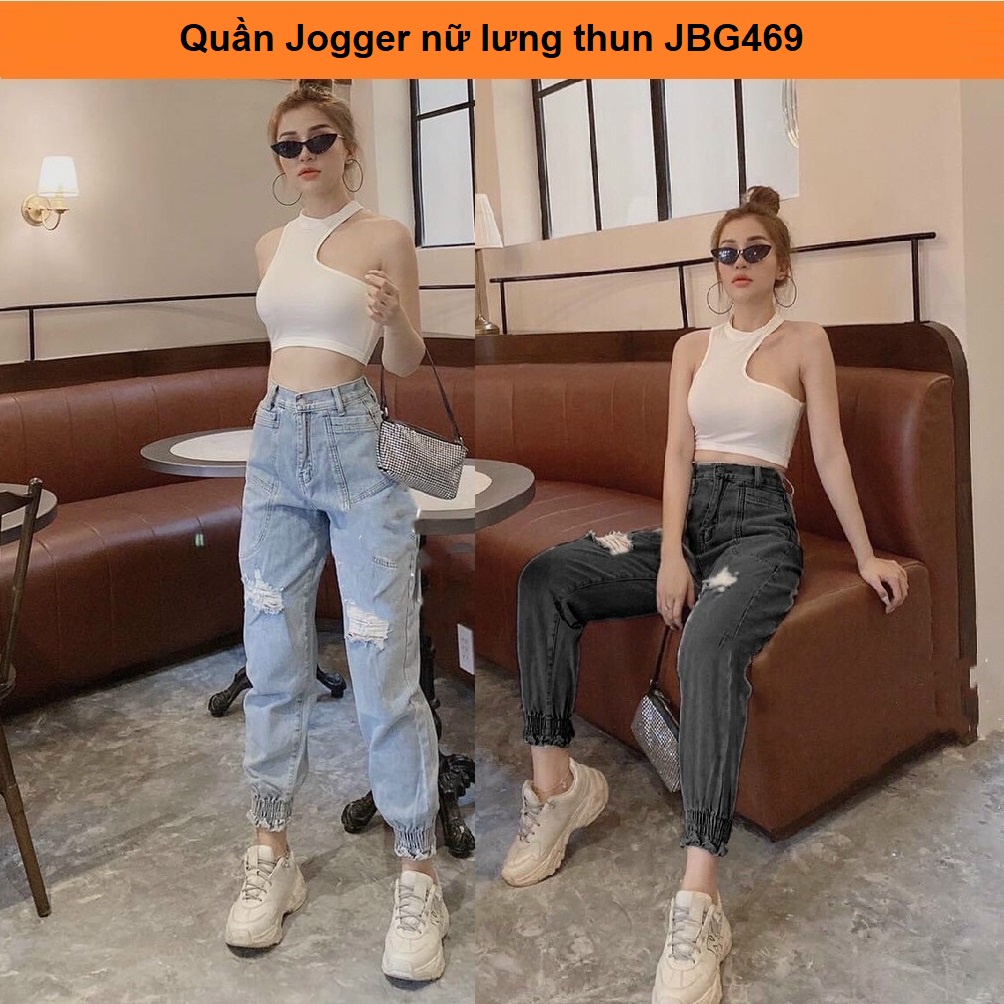 Quần Jogger nữ lưng thun JBG469