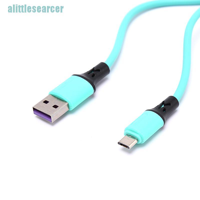 Dây Cáp Sạc Nhanh / Truyền Dữ Liệu USB 5A Dài 1.2 / 1.8m Bằng Silicone