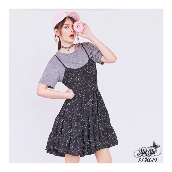 SuSu Shop - Set chấm bi hàng Quảng Châu (ko bao gồm áo) - SSH619