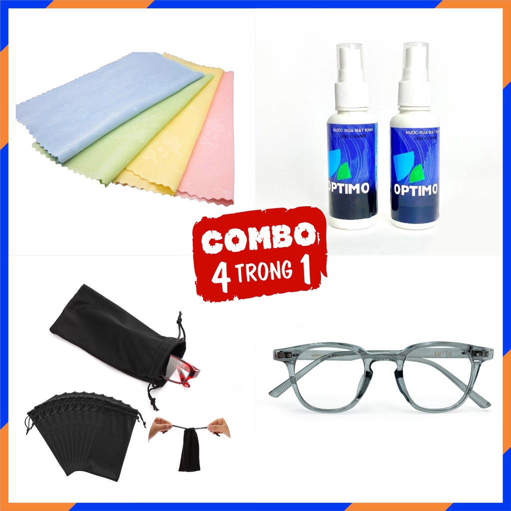 Kính GM Lutto thời trang cao cấp nam nữ  màu xám