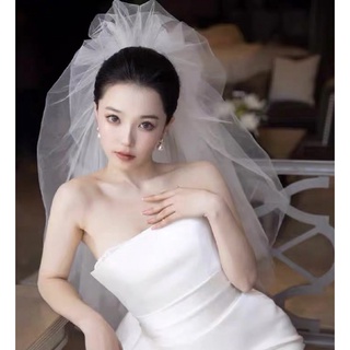 Voan lúp cô dâu phồng cao