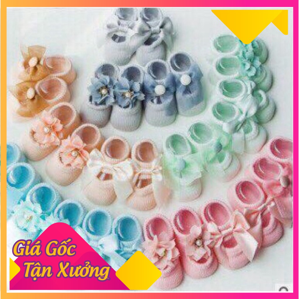 Tất len nơ bé gái (S.M)