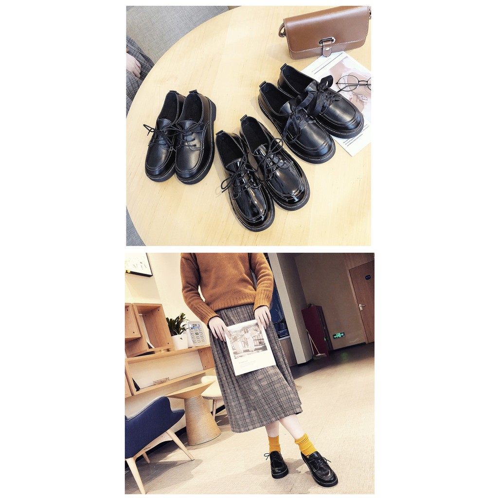 (Mua 1 tặng 3) Giày oxford cao 3 phân phong cách Vintage - ảnh thật cuối | BigBuy360 - bigbuy360.vn