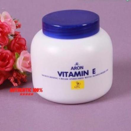 Kem Dưỡng Ẩm [Dùng Là Mê -Hàng Chuẩn ]  Kem Dưỡng Ẩm Aron VITAMIN E Thái Lan chống khô nẻ _ Vari | BigBuy360 - bigbuy360.vn