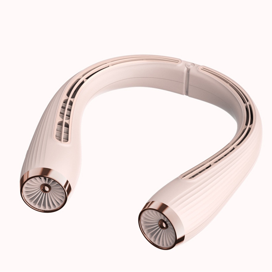 Quạt đeo cổ mini dành cho người tập GYM, thể thao, văn phòng - pin dung lượng lớn 6000-8000mAh sử dụng 15 tiếng liên tục