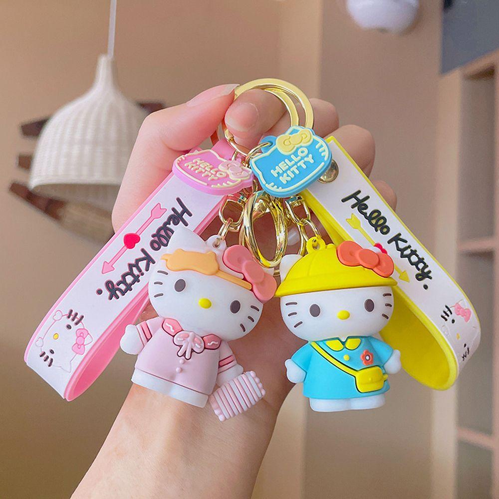 LANFY Móc Khóa Hình Mèo Hello Kitty Dễ Thương Thời Trang