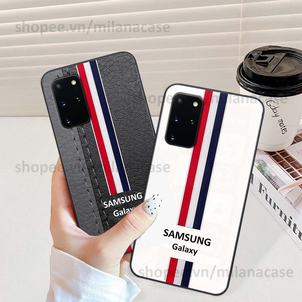 Ốp Samsung S20 / S20 Plus / S20+ in giả da phong cách thể thao, cá tính, thời trang