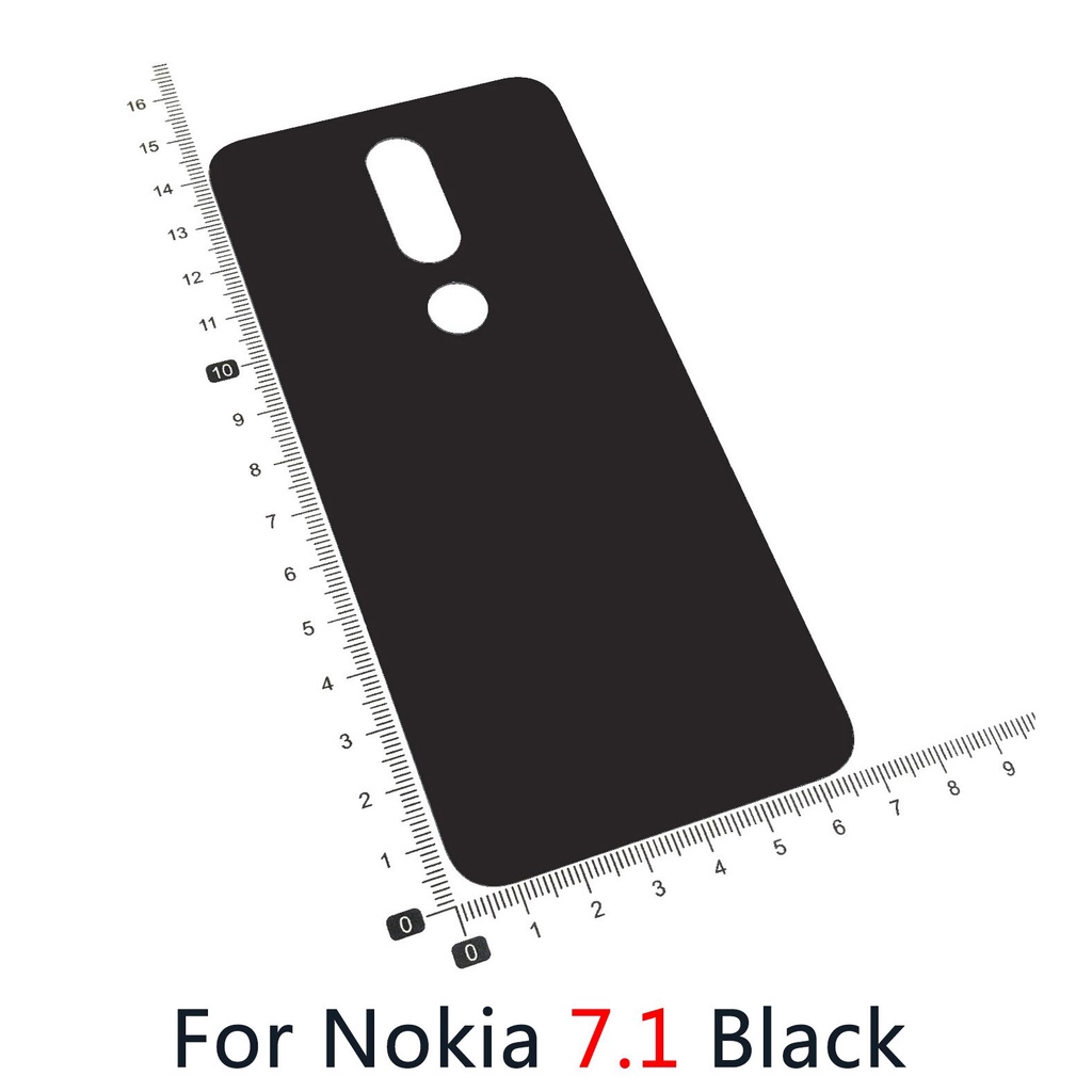 Nắp lưng Nokia 7.1 8.1 X7 giả kính thay thế chuyên dụng dành cho