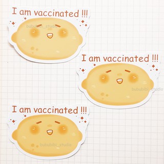 Sticker bé chanh vaccine nhỏ xinh dùng trang trí