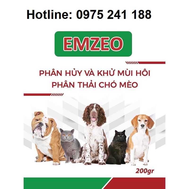 Chế phẩm khử mùi hôi phân chó mèo hiệu quả