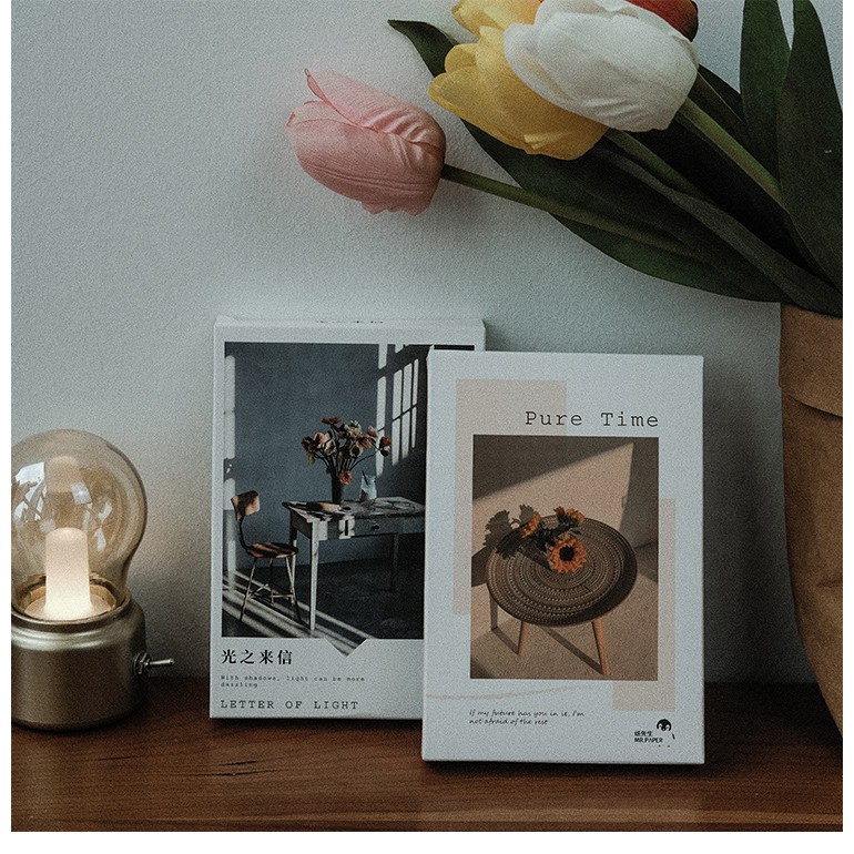 Set postcard phong cách nghệ thuật trang trí bàn học, decor phòng ngủ