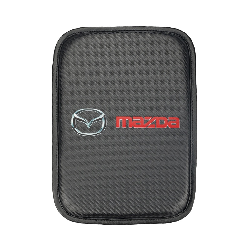 Đệm Gác Tay Bằng Sợi Carbon Cho Mazda 2 3 5 6 CX5 CX30 RX8