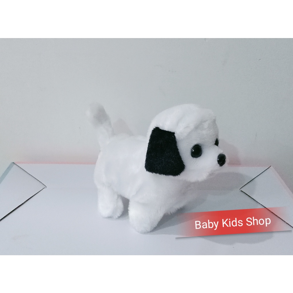 [Mã LIFE0503TOYS giảm 10% đơn 0Đ] Chó bông biết đi, vẫy đuôi, biết kêu bibi cực Cute