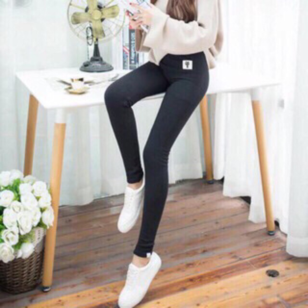 Quần Legging Mèo Vuông Dạ Nỉ Hàn Siêu Ấm HOT 2020 ROSA