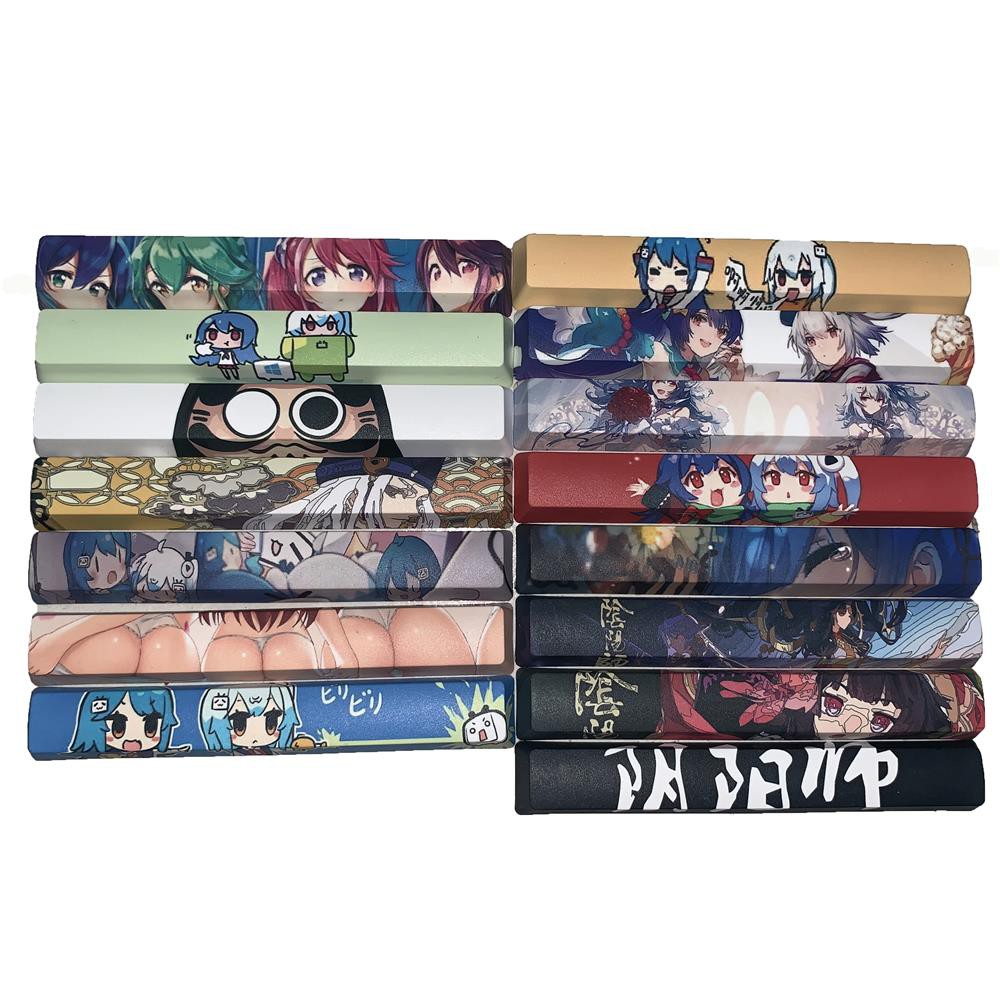 Nút Bàn Phím Cơ Họa Tiết Anime Xinh Xắn Oem