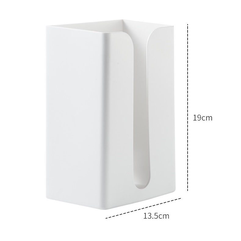 Hộp khăn giấy dán tường H7 có khe rút giấy tiện lợi Min house