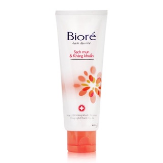 🌹Sữa rửa mặt Biore sạch mụn & kháng khuẩn 100g