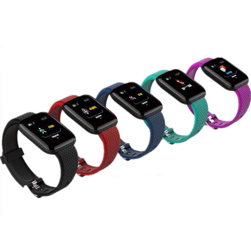 Bộ Đồng Hồ Thông Minh Bluetooth 116plus 1.3inch Tft Chống Nước Ip67 Giám Sát Nhịp Tim Cho Android Ios Pk Fitbit Charge 2 Fitbit Versa