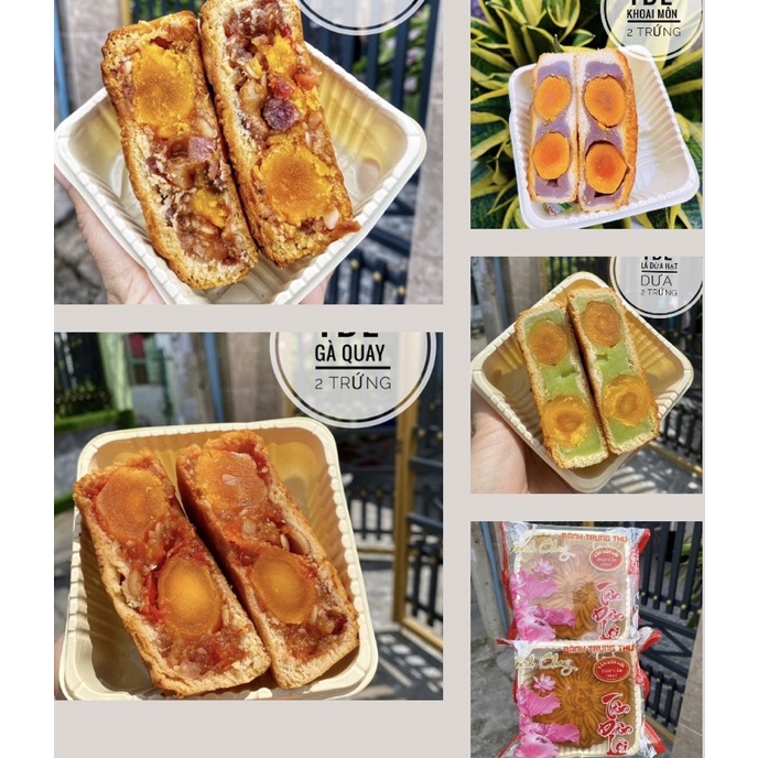 Bánh trung thu, bánh pía (bánh bao chỉ) Tân Dân Lợi 200gr/cái