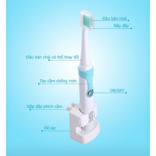 Bàn chải đánh răng điện Kemei KM-907