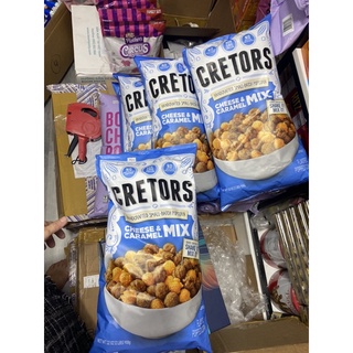 [nhập Mỹ - date 06/22] BẮP RANG CRETORS 2  vị caramel và cheese gói 822gr