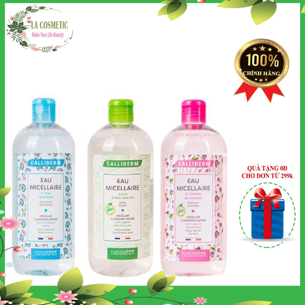 Nước Tẩy Trang Làm Sạch Micellar Calliderm Organic 500ml