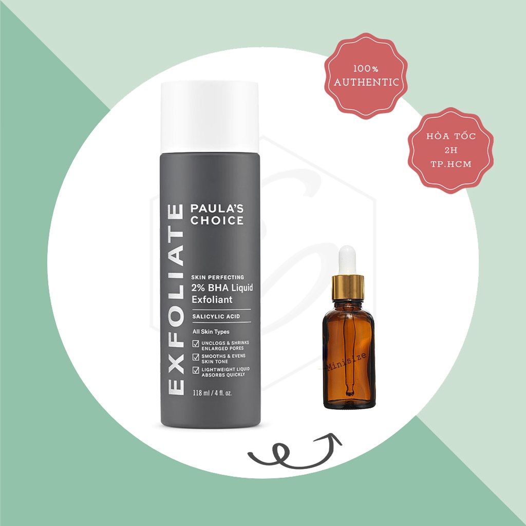 Dung dịch tẩy tế bào chết BHA 2% dạng Liquid