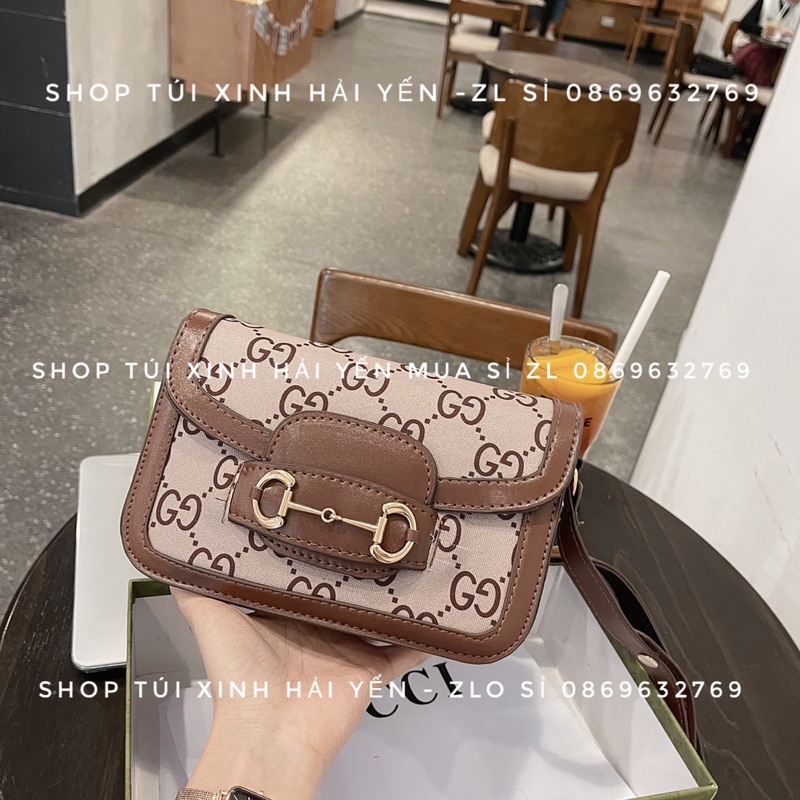 túi đeo chéo, đeo vai hoạ tiết in siêu xinh