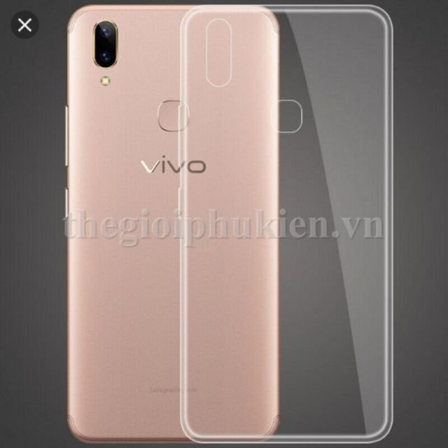 Ốp lưng dẻo cho vivo V9 silicon trong suốt (loại tốt)