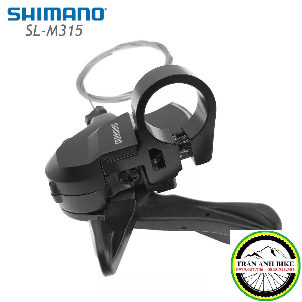 Tay đề bấm xả xe đạp SHIMANO SL M315 3x7S / 3x8S / 2x7S / 2x8S - Hàng Chính Hãng