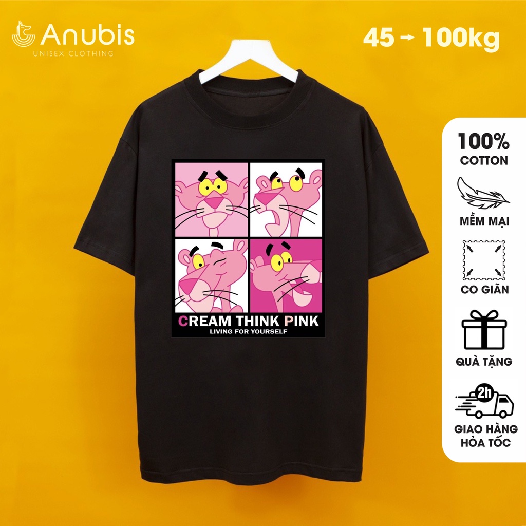 Áo thun unisex Báo Hồng Pink Panther cute | Anubis Store