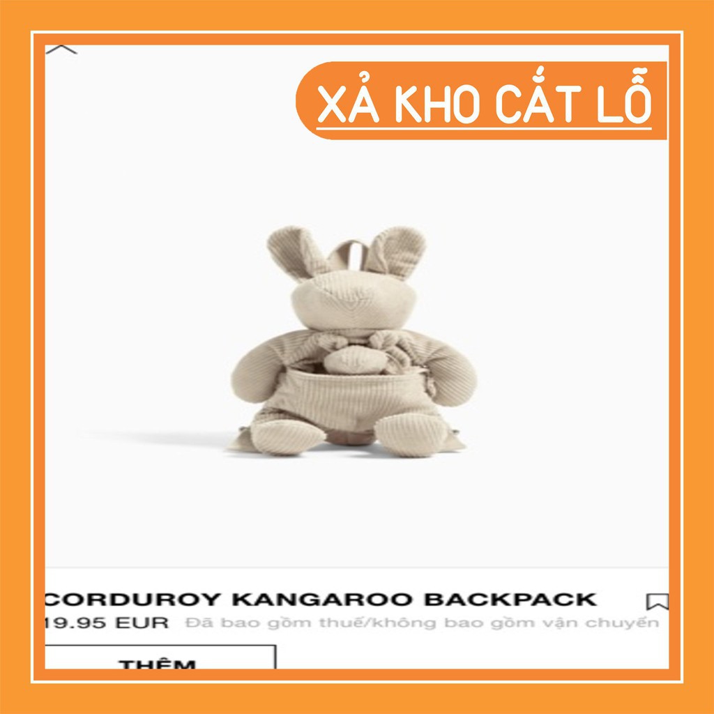 Balo thỏ mẹ thỏ con Zara xuất