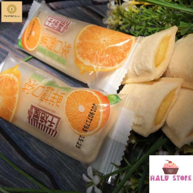 Combo 1KG Bánh Sữa Chua Vị Cam Cheese Pocket - Đài Loan (42 cái)