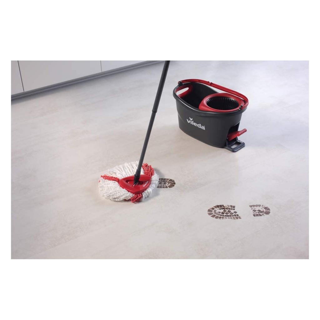 Cây lau nhà Vileda Turbo EasyWring tam giác chính hãng Made in Crezch