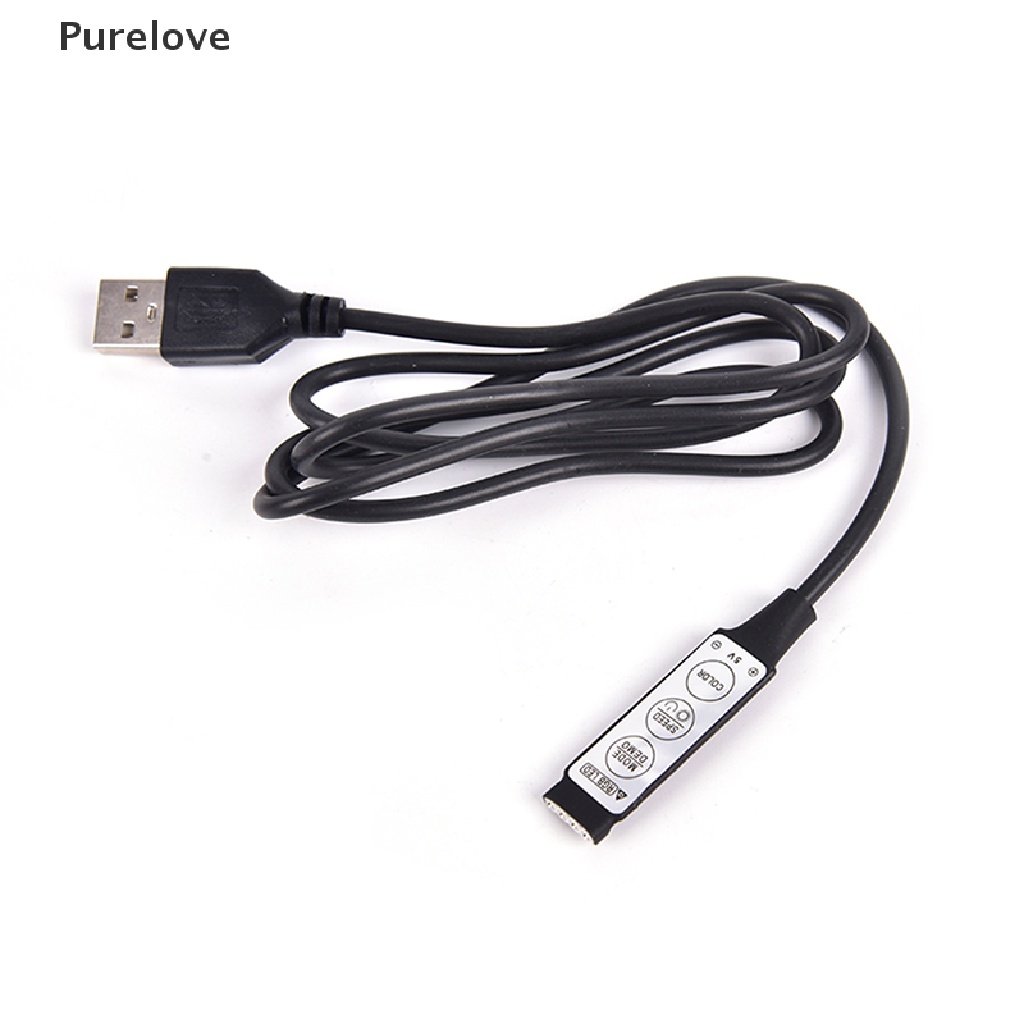 Đèn led rgb 5v 3 Nút Điều Khiển 4 Nút Cổng usb