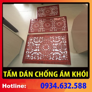 TẤM CHỐNG ÁM KHÓI dán phòng thờ, dán lên trần nhà, không phải khoan, Kích thước 41cm x 61cm [ bàn thờ treo tường]