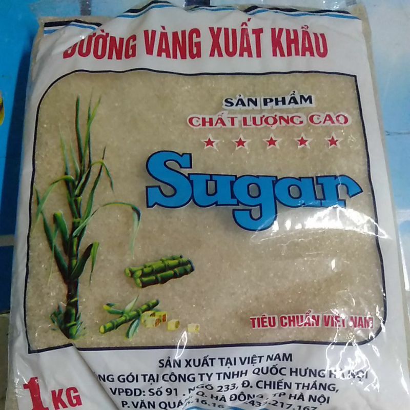Đường kính trắng đường đỏ 1kg