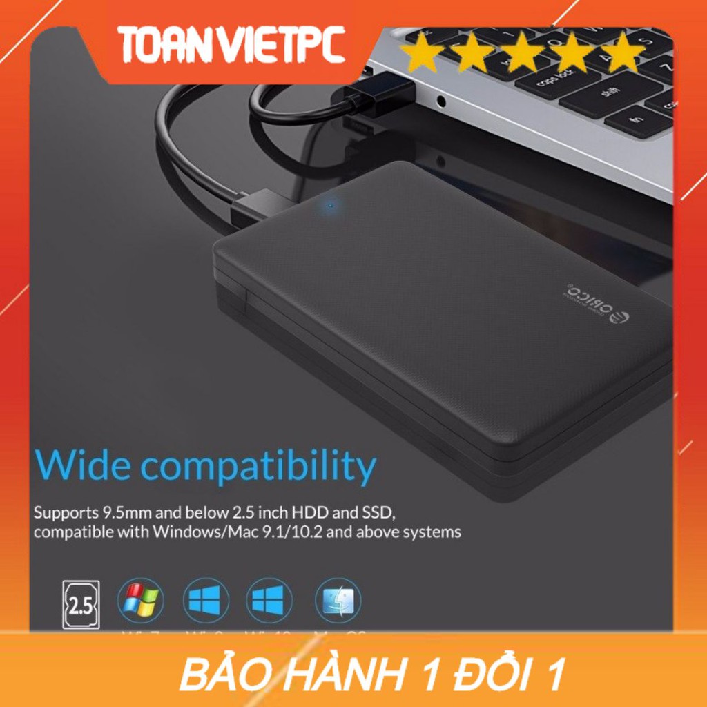 Hộp đựng ổ cứng orico 2.5ink | hdd box orico 2.5 usb 3.0 | BigBuy360 - bigbuy360.vn