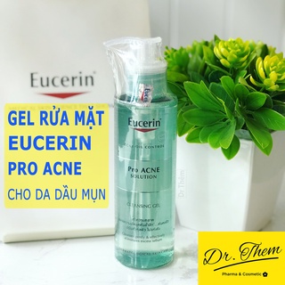 ✅[CHÍNH HÃNG] Sữa Rửa Mặt Eucerin Cho Da Dầu Mụn- Eucerin Pro ACNE Solution Cleansing Gel 200ml Acne Oil Control Proacne