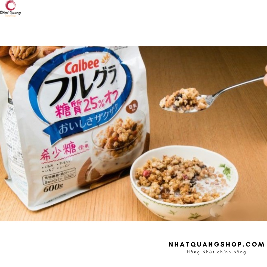 Ngũ cốc Calbee màu trắng 600g