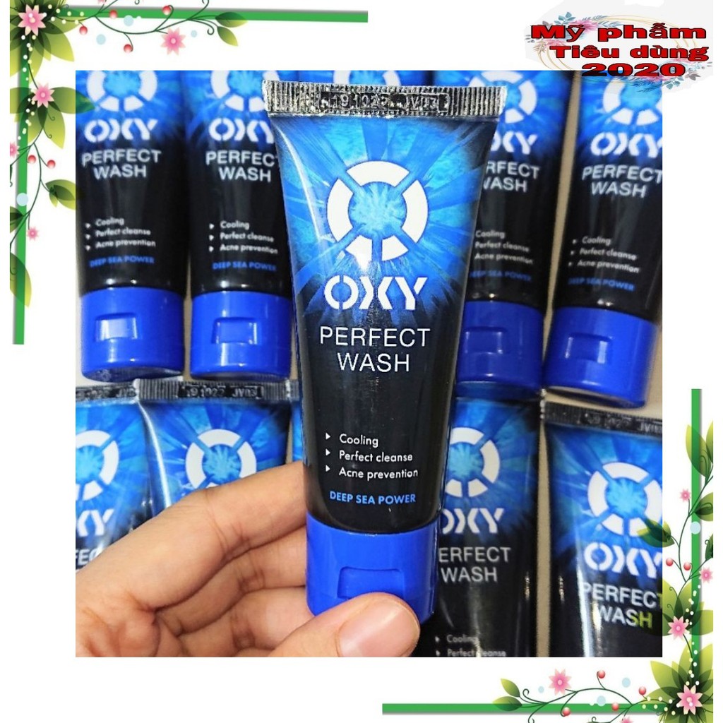 Sữa rửa mặt sạch nhờn mát lạnh OXY Perfect Wash 25g