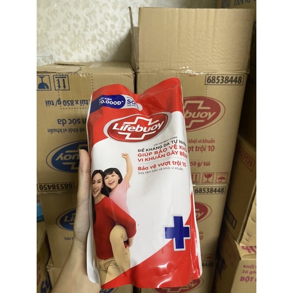 Sữa tắm Lifebuoy túi 800g mẫu mới