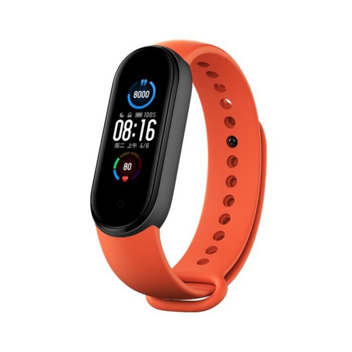 Dây đeo MiBand 5 silicon chính hãng Xiaomi Strap cho Mi Band 5 (shopmh59)