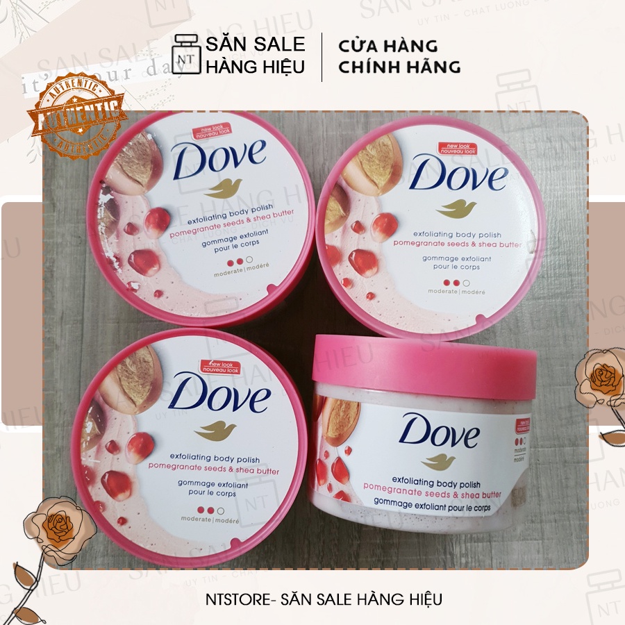 Tẩy tế bào da chết Dove chính hãng