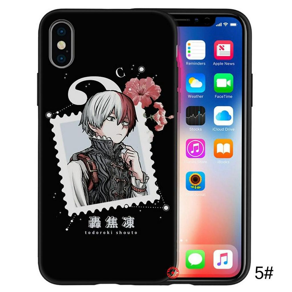 Ốp Điện Thoại Silicon Mềm Hình anime shoto todoroki 16ni Cho iphone xs max x xr 10 5 5s 6 6s 7 8 plus