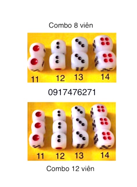 Xí ngầu - combo 12