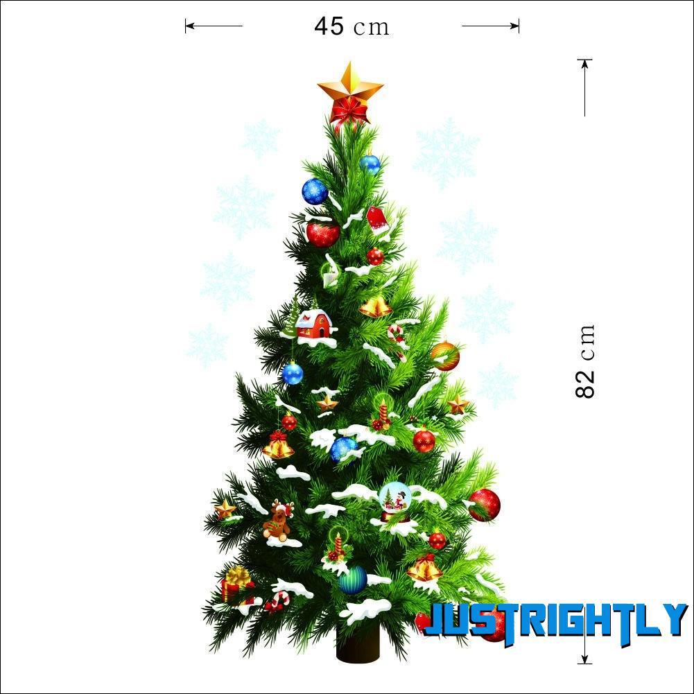 Decal Dán Tường Hình Cây Thông Noel
