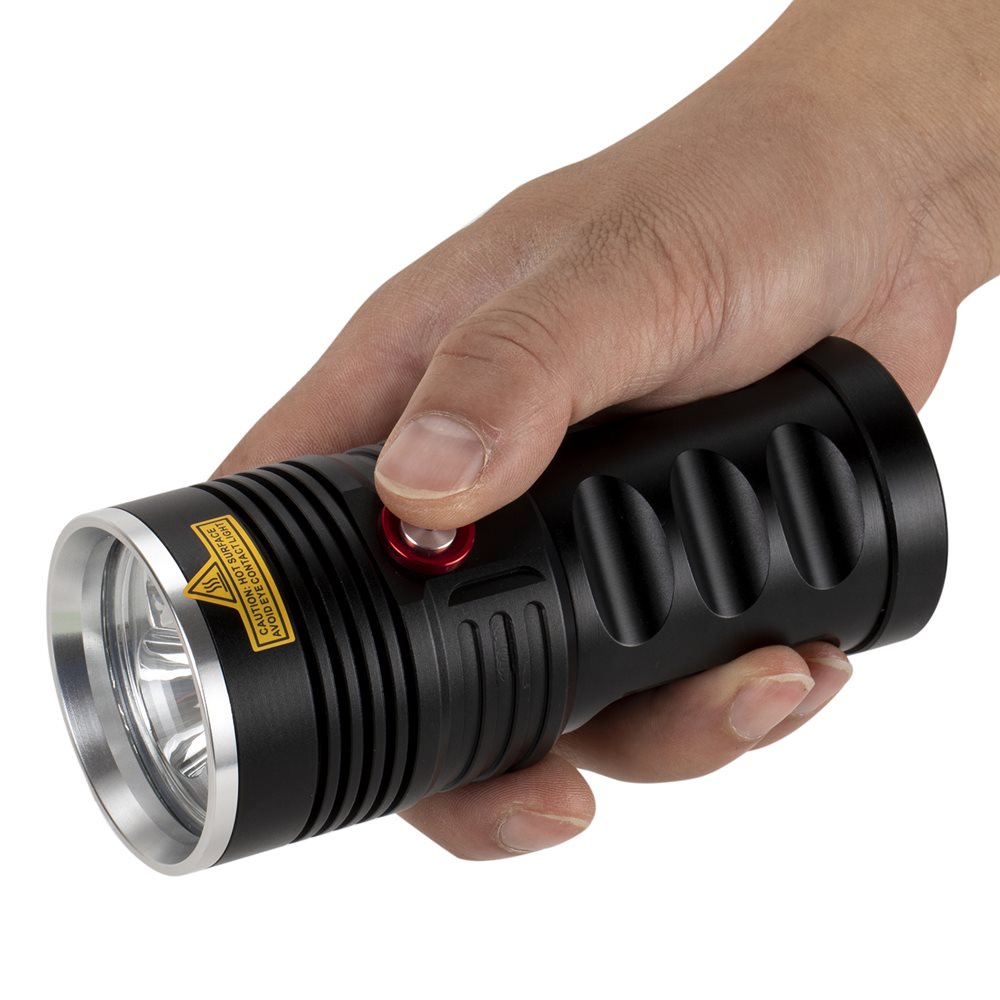 Đèn pin ALONEFIRE H42 3x XHP50 10000 lumen siêu sáng/ có thể sạc lại/ chống thấm nước