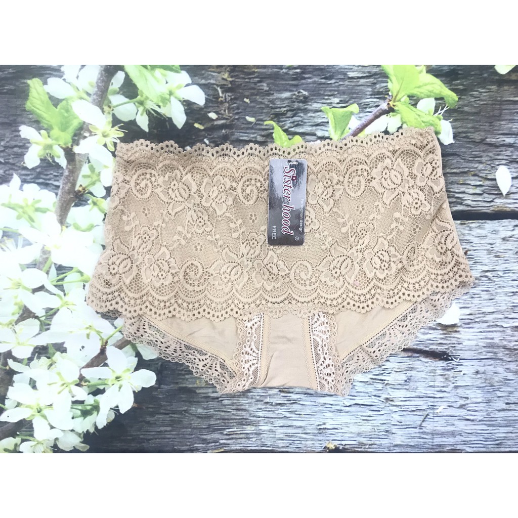  Quần lót nữ, chip cotton ren trước gen bụng cao Thái Lan Sisterhood 5575 Leblur | BigBuy360 - bigbuy360.vn